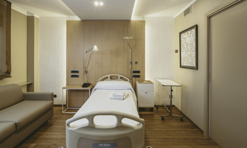 Палата для пациентов в Клинике HM Дельфос (Delfos), Барселона